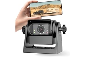 EWAY Strong Magnetic Wireless Backup Camera for iPhone Android, WiFi Hitch Camera Rechargeable Battery for Hitch Gooseneck Tr