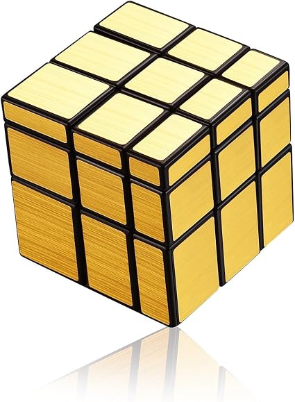 Magicwand 3X3X3 Mirror Cube With Transparent Piggy Bank - Multi Color