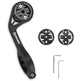 JJZOUEN Out Front Bike Computer Mount, Compatible with Garmin, iGPSPORT, Wahoo, Cycplus, XOSS Bike Computer, Fit 22.2mm, 25.4mm, 31.8mm Handlebar