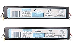 PHILIPS Pack of 2 Advance ICN4P32N Electronic Fluorescent Ballast, 4 Lamp, 32W T8, 120/277V.