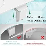 WITHLENT Bidet Toilet Attachment UK Non-Electric Cold Water Dual Nozzles Brass view 3
