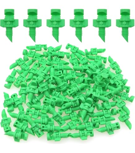 20 Mikro-Sprinkler 180° – Für Bewässerungssysteme, 20–50 L/h, Reichweite 0,9–1,1 M, Ideal Für Garten & Topfpflanzen