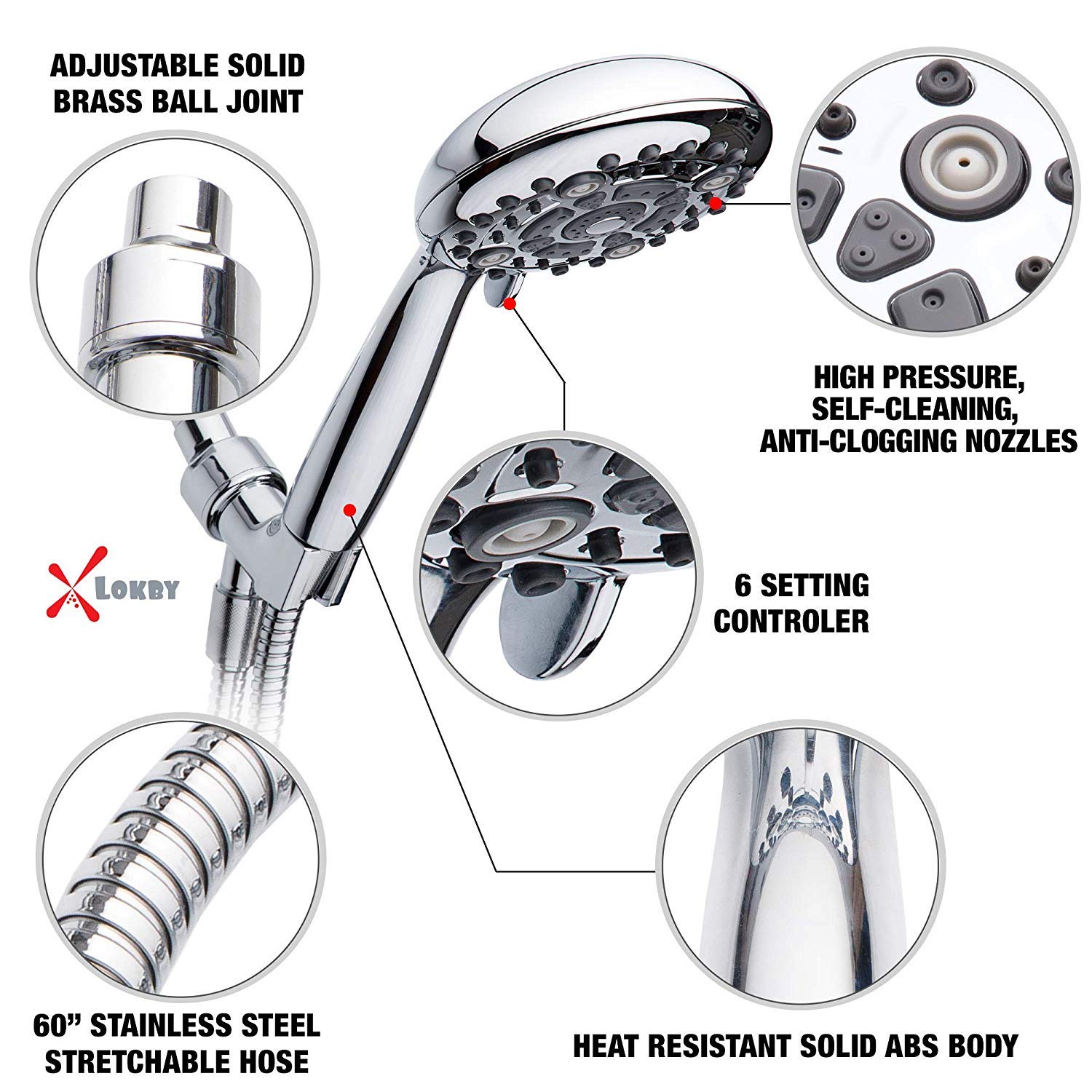 10 Best High Pressure Handheld Shower Heads 2020