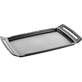 Staub Cast Iron 18.5 x 9.8-inch Plancha/Double Burner Griddle, Made in France