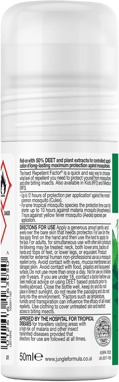 Jungle Formula Maximum Insect Repellent Roll On with DEET, 50 ml - Image 3