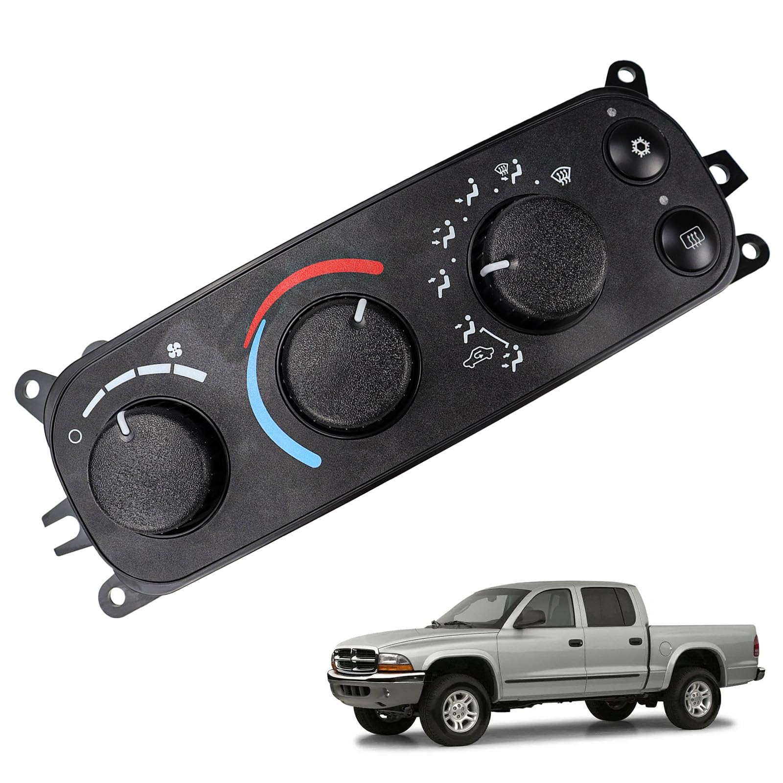 Photo 1 of 599-212 HVAC A/C Heater Climate Control Module Compatible with Dodge Ram 1500/2500/3500 2002-2005 & Dakota 2001-2004 - Replaces 55055905AA 55055905AD 55055905AE 55055905AF Control Panel