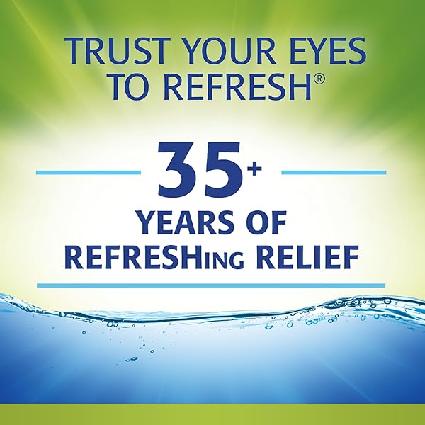 REFRESH RELIEVA LUBRICANT EYE DROPS FOR DRY EYES, 0.33 FL OZ STERILE