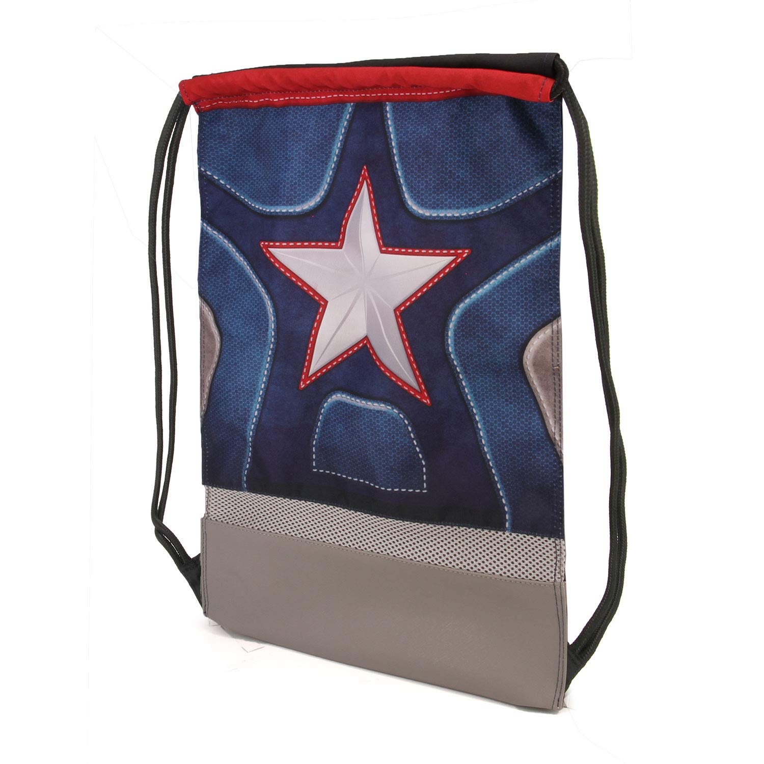 Karactermania Captain America Suit-Storm Drawstring Bag Drawstring Bag, 48 cm, Multicolour