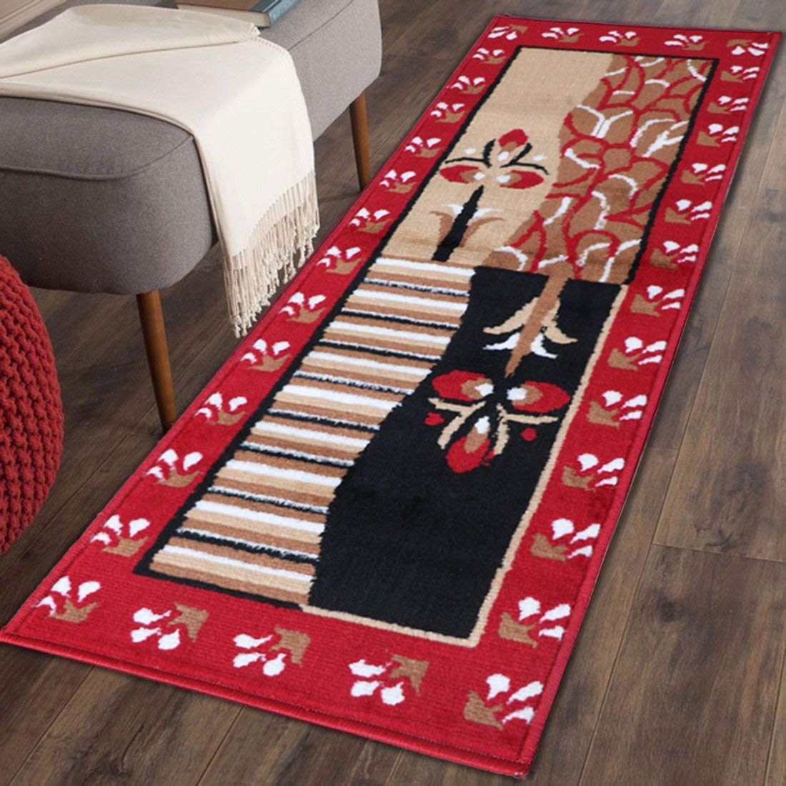 Buy BHADOHI Carpet Industries Handmade Wool & Blend Carpet for Living