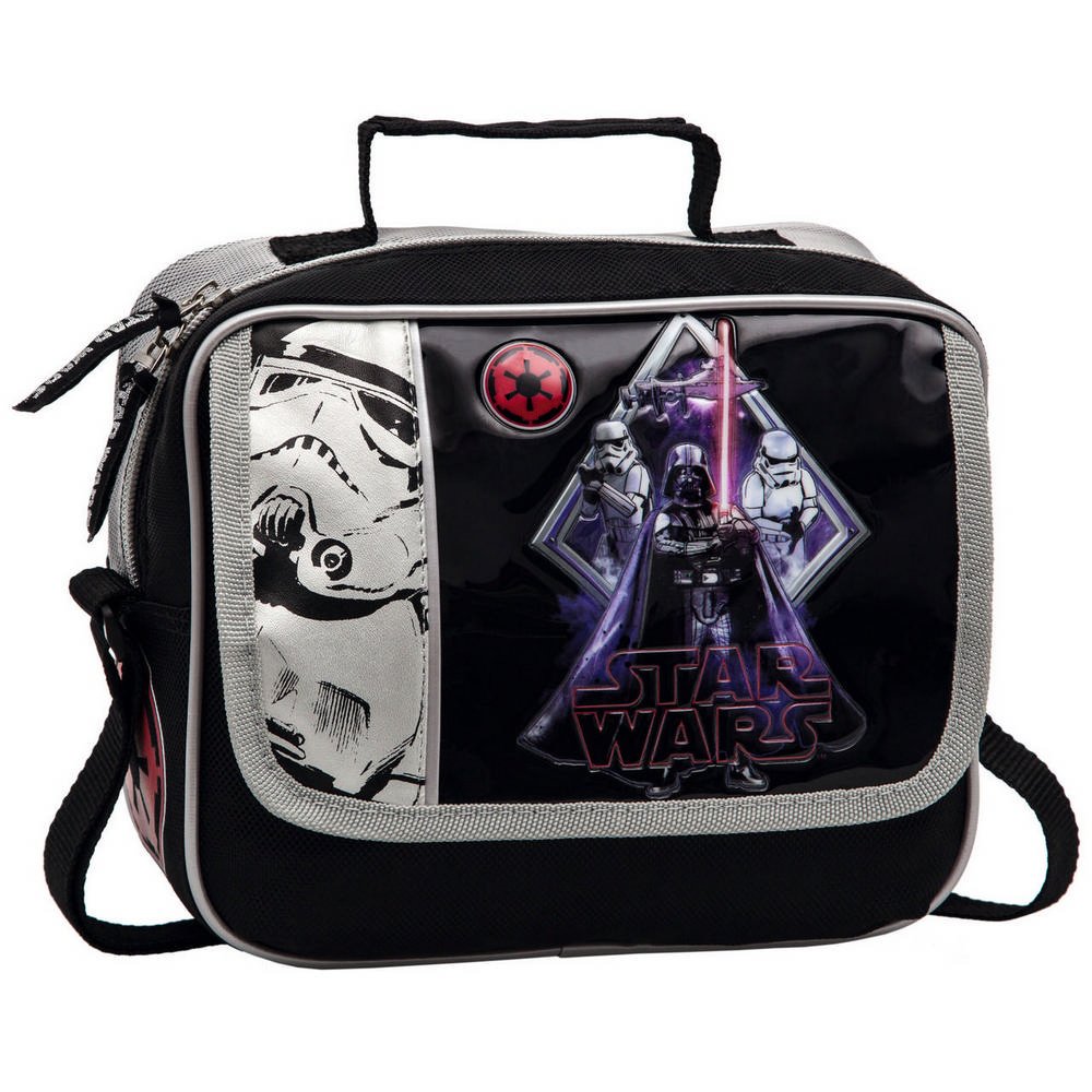 Star Wars Darth Vader Neceser con Bolsillo Frontal Color Negro
