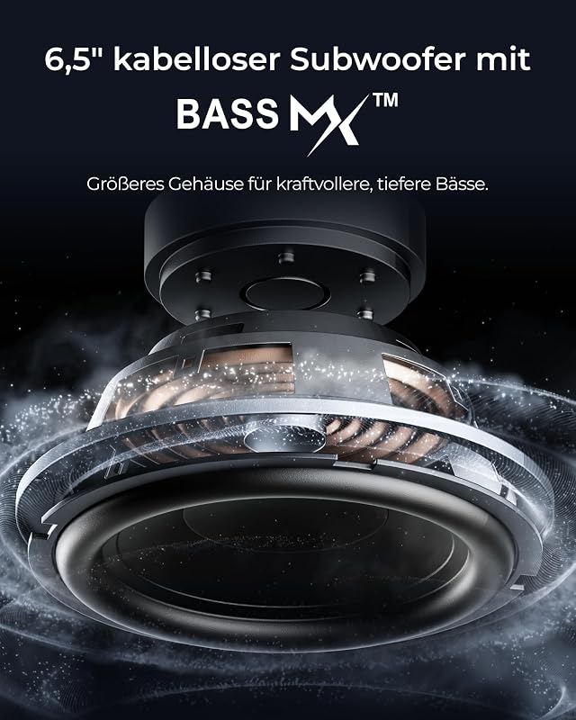 7.1 Vollständig Kabelloses Surround Sound System mit Dolby Atmos
