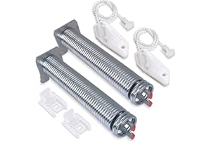 EHUANGTOOLS UPGRADED 12004119 Dishwasher Door Spring & Cable Set - Dishwasher Door Hinge Replacement 00754866, AP5953108, PS10061222, PD00041424