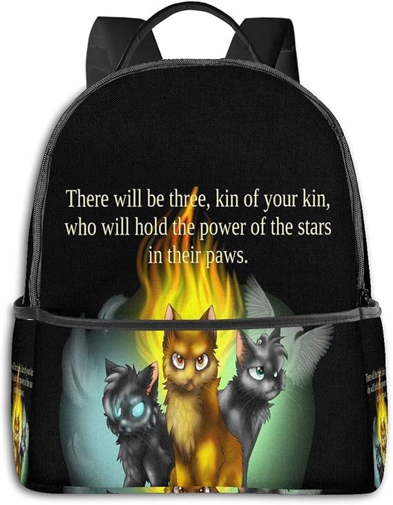 Warrior Cats Prophecies School Unisex Large Capacity Durable Green Outdoor Activity Amazon.co