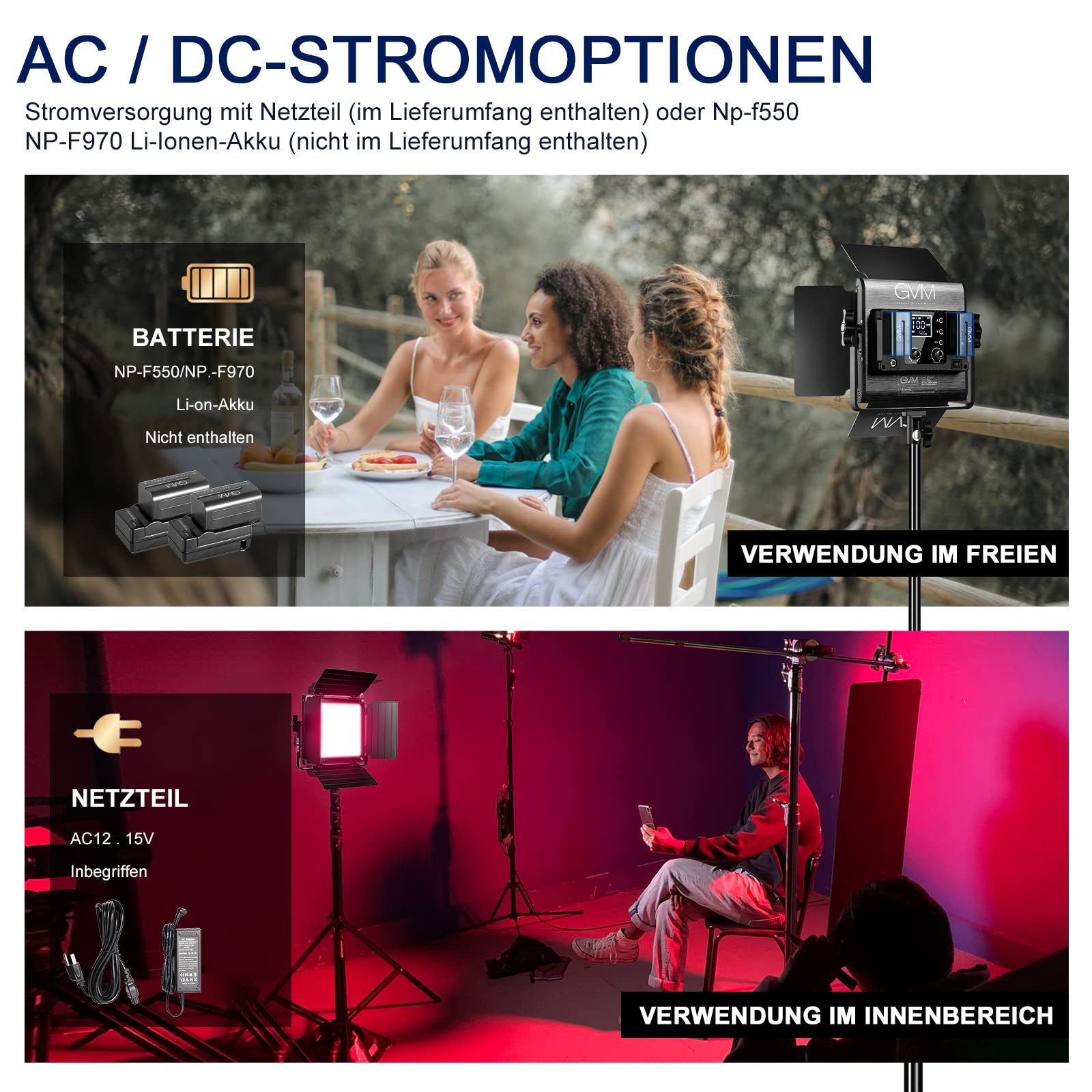 GVM RGB LED Panel Video Light, Photography Lighting with APP Control, 800D Video Lighting Kit for YouTube Studio, Gaming, Streaming, Conference, 8 Kinds of Scene Lights, CRI 97, 2 Packs