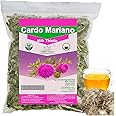 Cardo Mariano Herb, 1 pound/16.1 oz Milk Thistle Herb 100% PURE & NATURAL Cardo Marin, Cardo Mariano Tea, Milk Thistle Loose Tea, Resealable Bag, Product From Mexico (16.1oz)