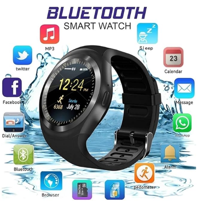 Loveje Smartwatch Pantalla táctil con cámara impermeable a prueba ...