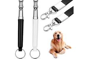 HRYYDS 2 Pack Dog Whistle, Dog Whistle to Stop Barking Neighbors