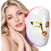 FSA Red Light Therapy Mask for Face HSA LED Face Mask Fda Acne Removal | 850nm NIR,2000mAh Rechargeable Portable,Wrinkles Redness,Timer Cordless Light Therapy Facial Mask Travel Yoga Eye Protection