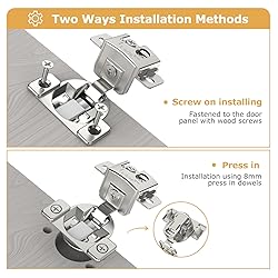 Furniware 30 Pieces 1-5/16 in Overlay Soft Close