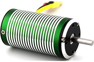 CAPTAINRC XTEAM 3665 4500KV Brushless Motor 2000W 164A 12V 4-Pole Design, Suitable for 1/8 1/10 1/12 RC Electric Racing Car, Buggy, RC Boat