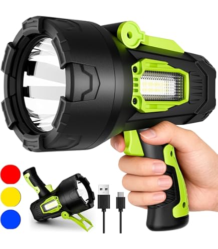 Lighthouse Torches L/HEM5RED - Mini lampada LED rossa, dimmerabile (250 lm) e proiettore (500 lm), 3 x AAA incluse
