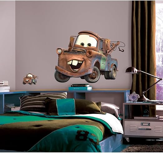 Amazon Com Disney Cars Doc Mater Peel Stick Wall Decals