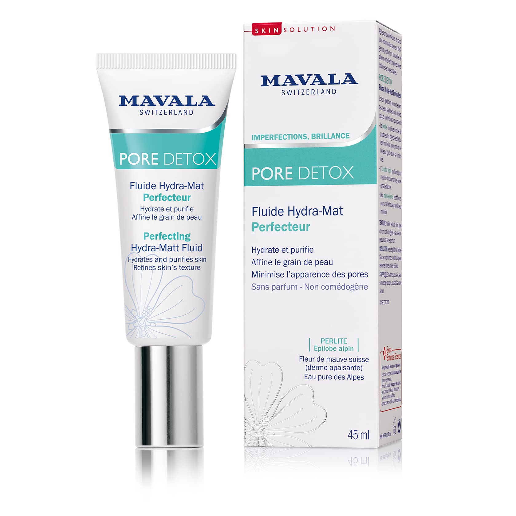 MAVALA PORE DETOX Perfecting Hydra-Matt Fluid, 45 ml
