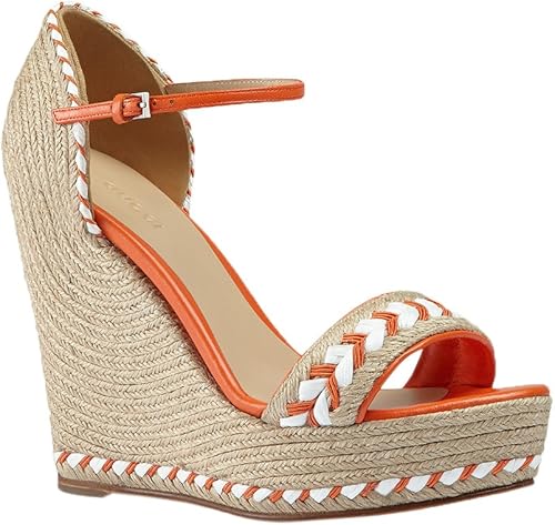 neon orange platform shoes