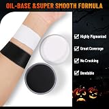 BOBISUKA Halloween SFX Makeup Black White Face Body Paint 70g Each view 4