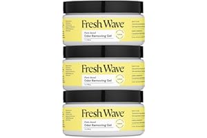 Fresh Wave Lemon Odor Removing Gel, 7 oz. | Pack of 3 | Safer Odor Absorbers for Home | Natural Plant-Based Odor Eliminator |