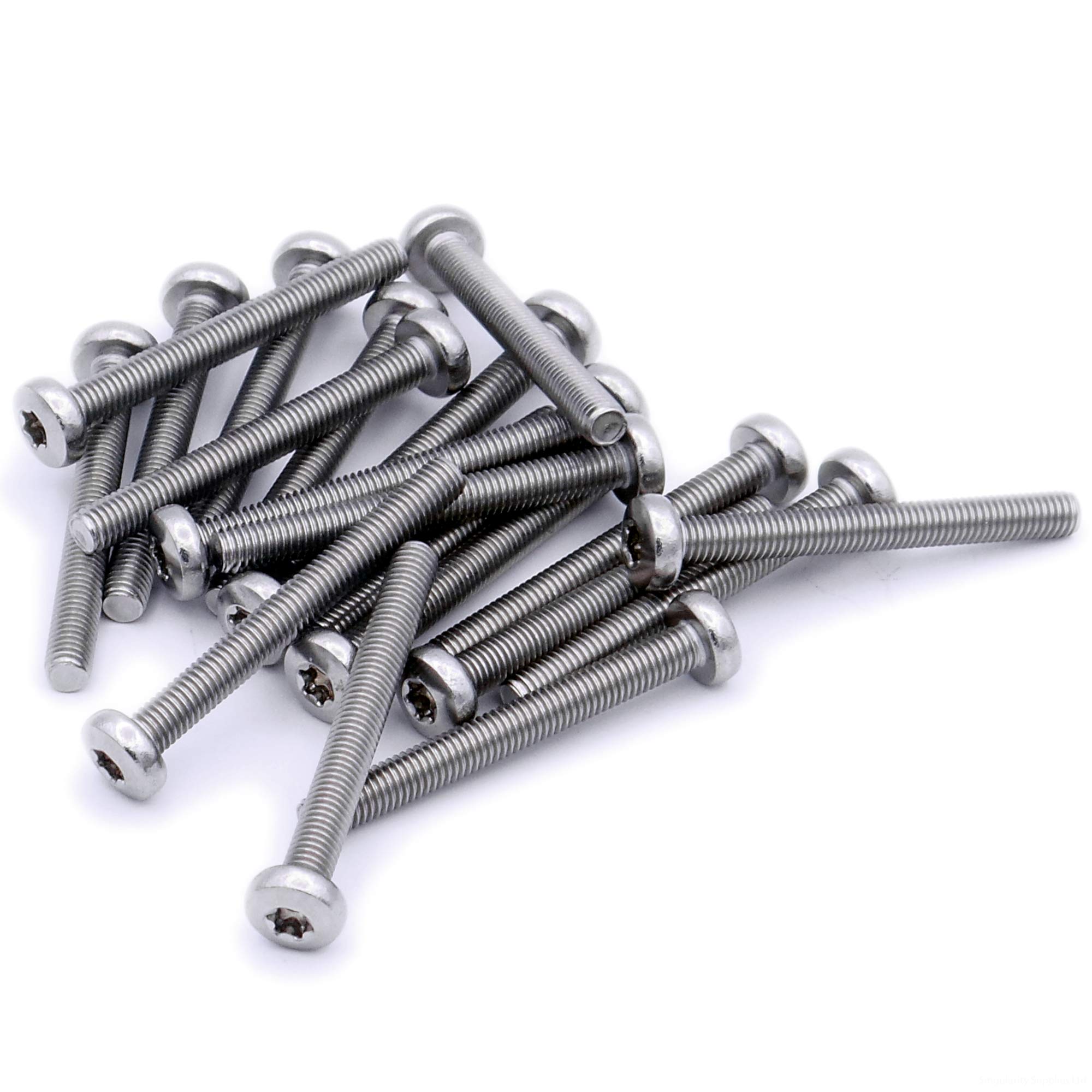 M5 (5mm x 14mm) TX Pan Machine Screw (Bolt) - Stainless Steel (A2) (Pack of 20)