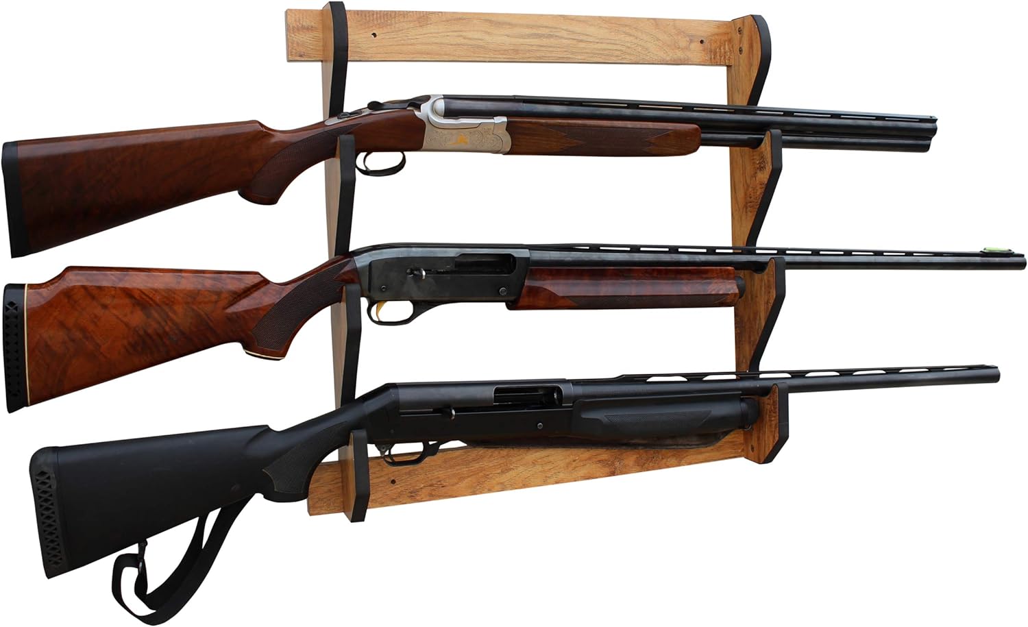 Rush Creek Creations 37-0099 Rustic Gun Wall Rack : Gun Cabinets : Sports & Outdoors