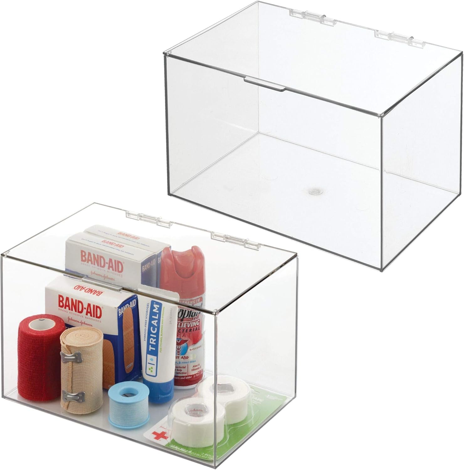 Baño Organizador de baño apilable para guardar cosméticos y maquillaje