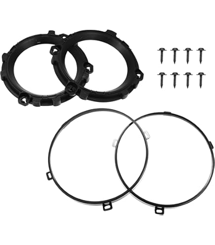 Anillo De Montaje Para Faros Redondos De 7 Pulgadas En Jeep Wrangler JK 2007-2017 - Reemplazo Directo, Marca JeCAR