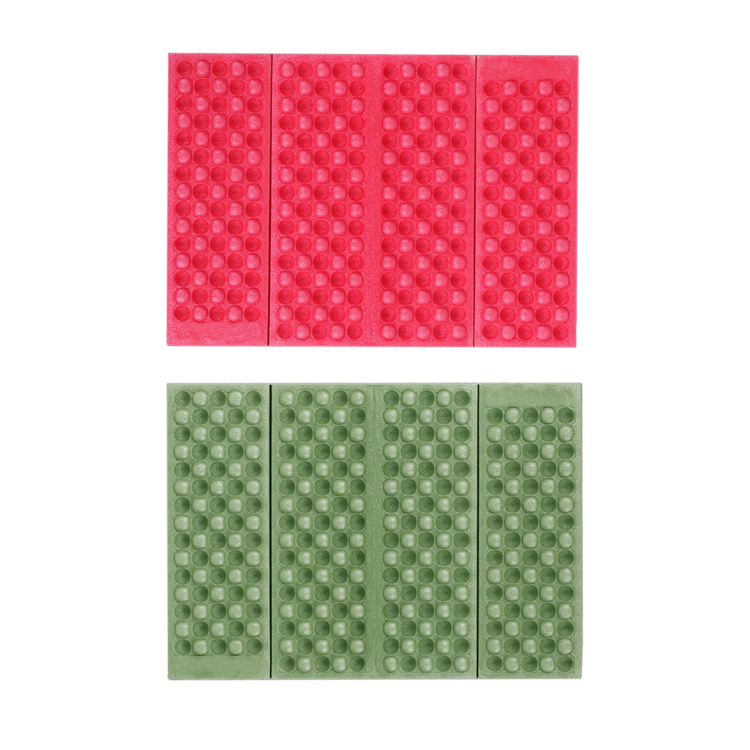 2 Piece Folding Seat Cushions, Outdoor Weatherproof & Waterproof, Perfect For Hiking & Camping, Foldable For On-The-Go Use