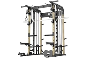 MAJOR FITNESS B52 Machine Home Gym with Power Rack, Cable Crossover, Dual Pulley System, Landmine, and Multi-Grip Pull-Up Bar – Heavy-Duty Fitness Equipment for Strength Training and Full-Body Workouts