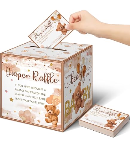 The Invite Lady Teddybär Babyparty 'Bring A Book' Karten, 25 Stück – Aquarell Beige/Braun