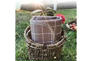 HUIDUO 40x45 Inch Beach Blanket Sandproof Waterproof Lightweight Handy mat Cute Picnic Small Blanket for Outdoors Foldable Camping Rug - Coffee