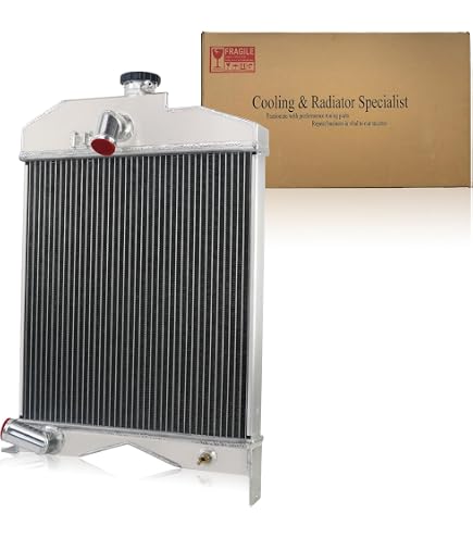 Radiateur Pour Tracteur Massey Ferguson MF35 135 Etc. - Neuf, Cuivre, Référence 194275M94