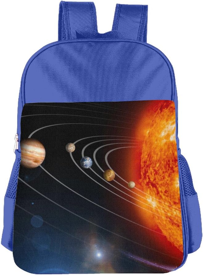 Children's Schoolbag Solar System Planets Galaxy Light Weight Backpack Satchel Lunch Bag