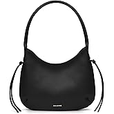 molshine Pebble Leather Crescent Handbag, Hobo Shoulder Bag, Armpit Bag,Party Clutch Purse for Women Lady Model DLK0018