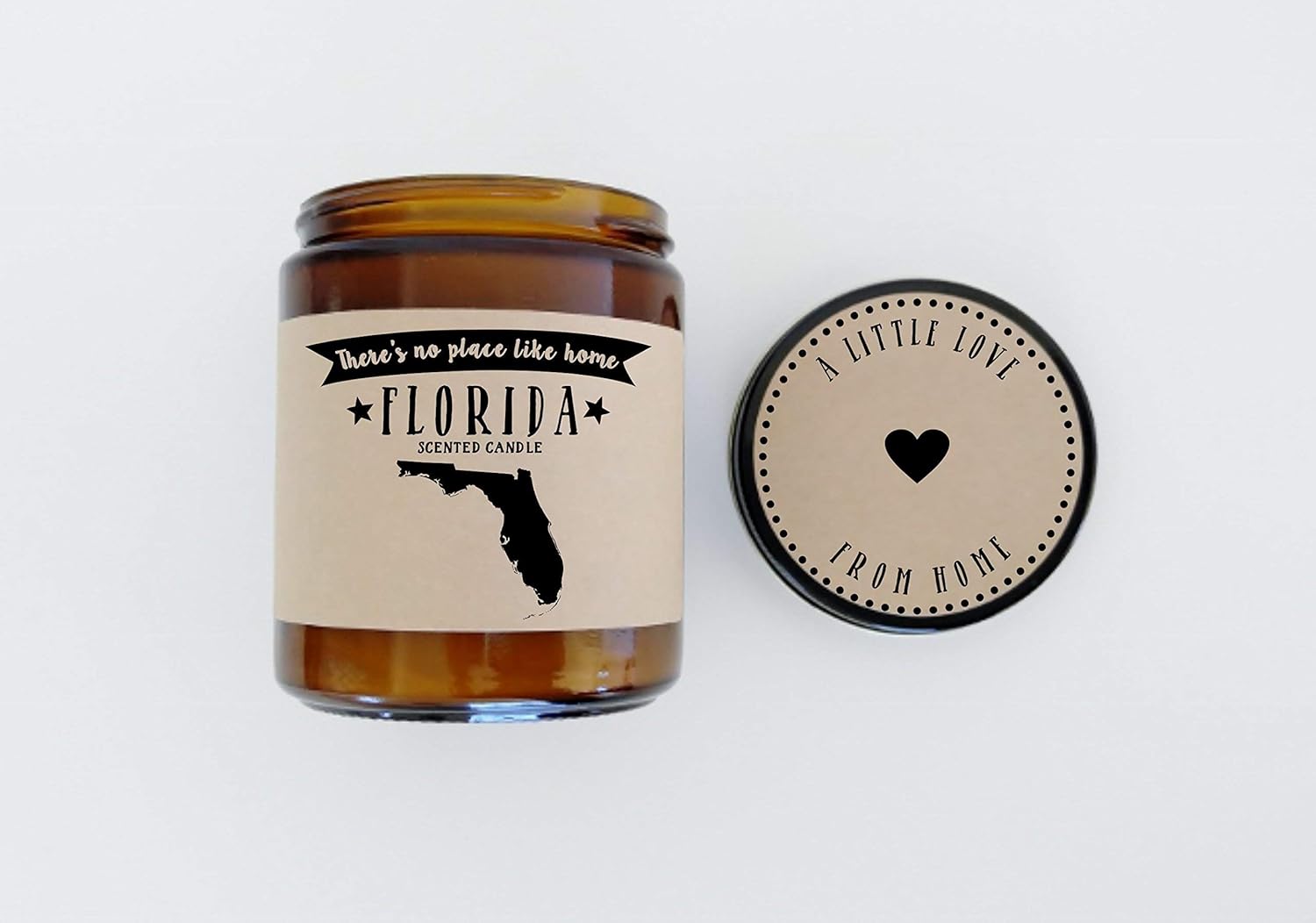 Florida Scented Candle State Candle Homesick Gift No Place Like Home Thinking of 6788433967162