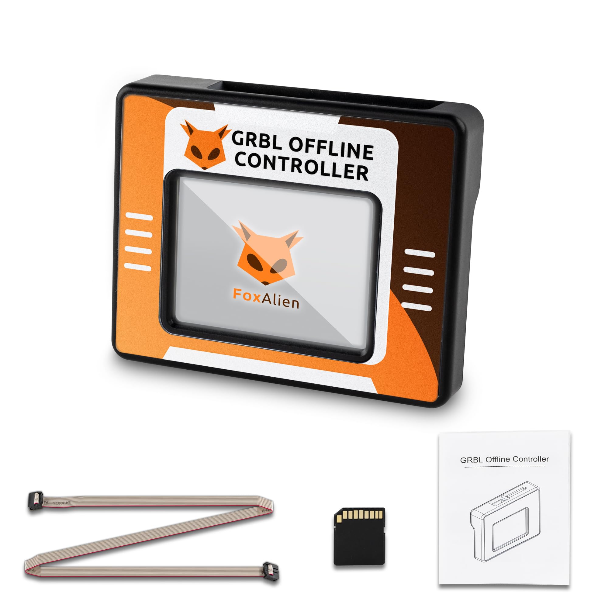 FoxAlien CNC Offline Controller for 3S CNC Machine, Offline Control Module with Touchscreen LCD GRBL Control for FoxAlien Masuter 3S, Vasto, Vasto XL, Vasto XXL CNC Router Machines