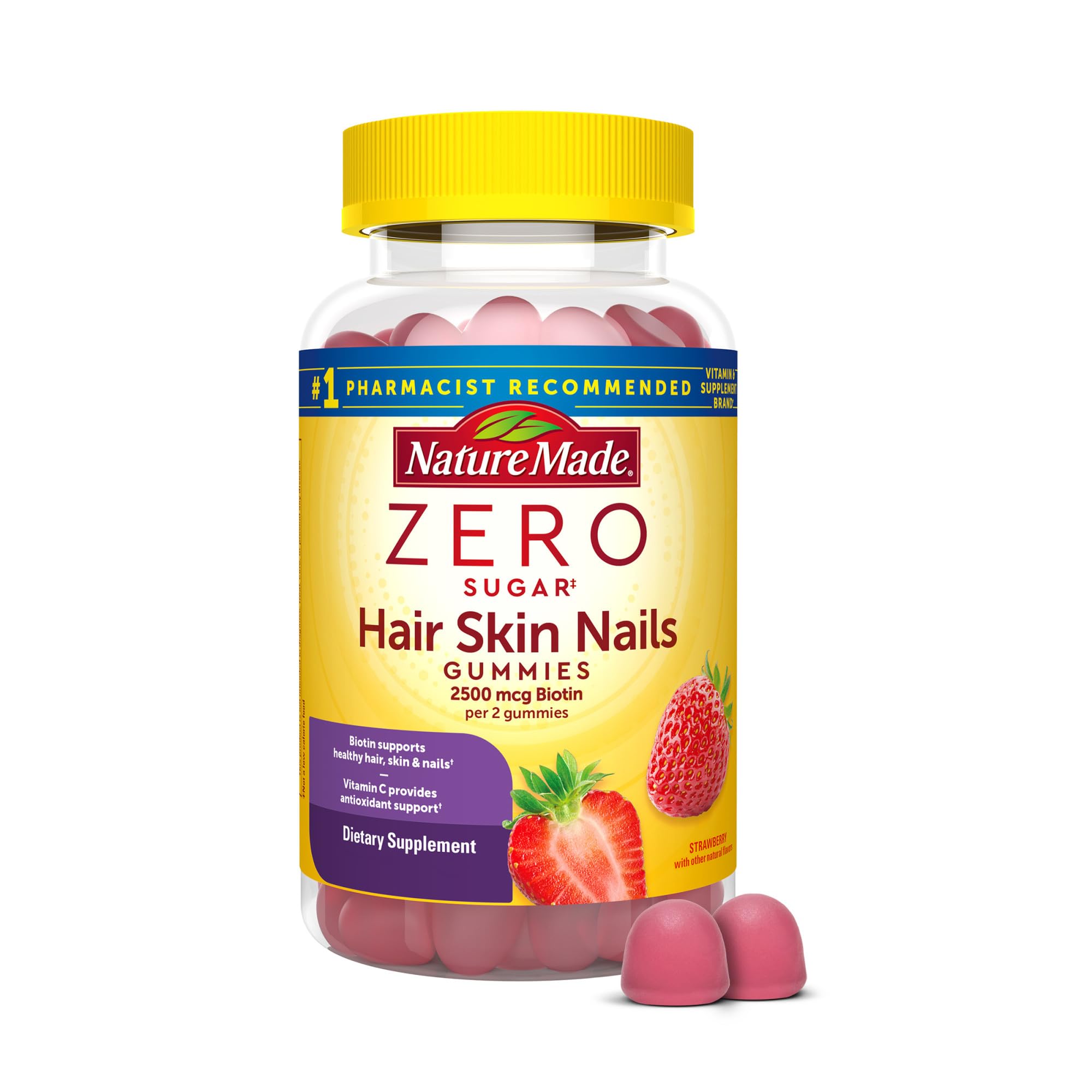 Zero Sugar Hair Skin Nails Gummies