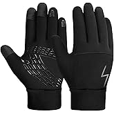 YukiniYa Kids Winter Gloves Back Water Repellent Touchscreen Warm Fleece Anti-Slip for Boys Girls Teen 3-15 Years