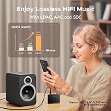 UGREEN Bluetooth 6.0 Receiver LDAC Hi-Res Audio 15H Dual Pairing 3.5mm RCA view 2