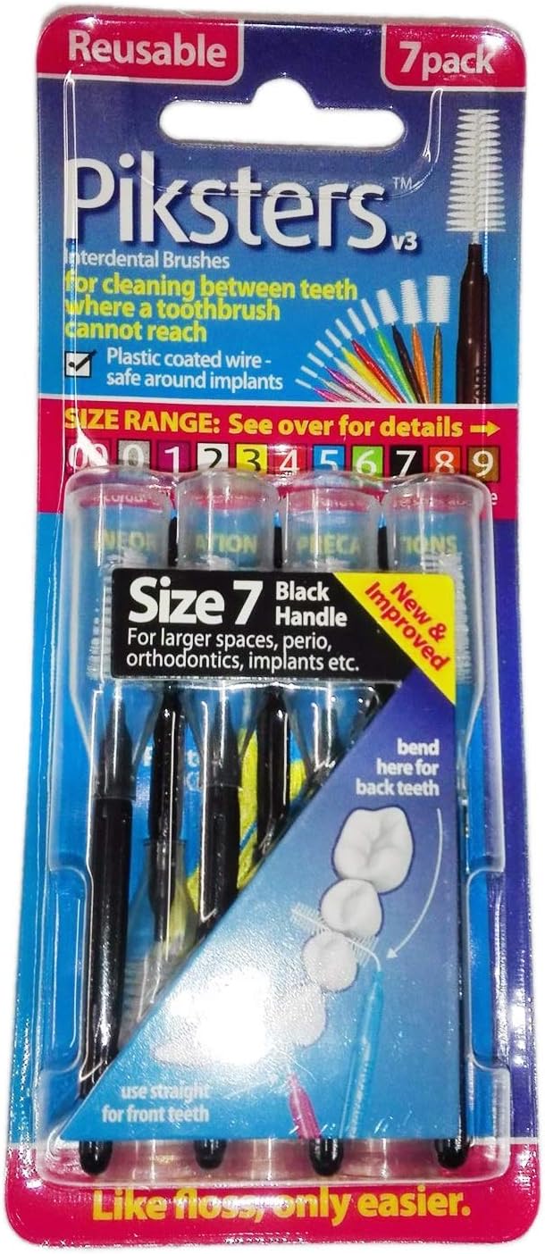 Piksters Black (Size 7) 7's