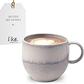 like. by Villeroy & Boch Perlemor Sand Small Mug with Handle, Premium Porcelain, Made in Germany, 7 oz Capacity, 4.5 x 3.5 x 3 in