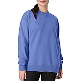 Hanes mens Oversized Sweatshirt, Comfortwash Boyfriend Crewneck Sweatshirts, Garment-dyed Fleece (S–2xl)
