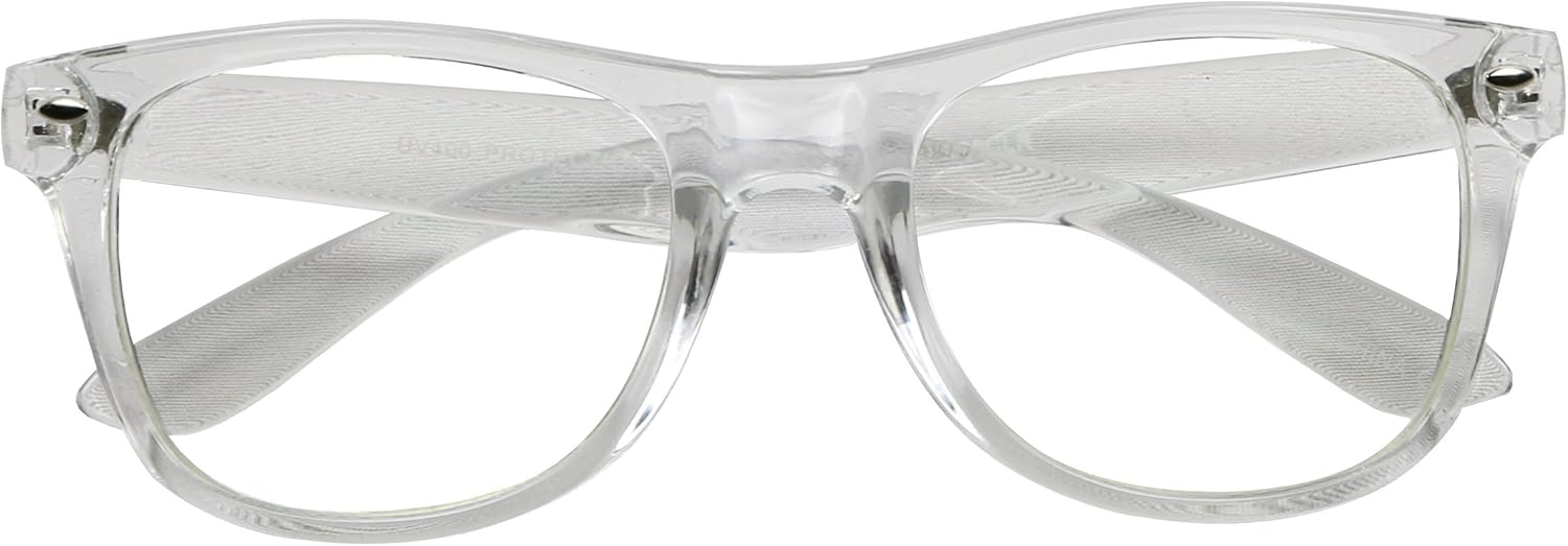 80s clear glasses